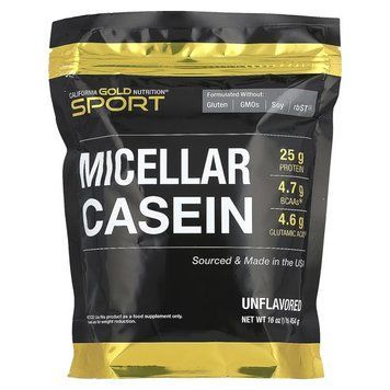 California Gold Nutrition Micellar Casein 454 грам CGN-01061 фото