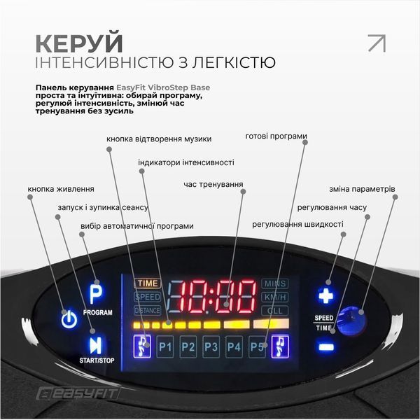 Віброплатформа EasyFit VibroStep Base фото