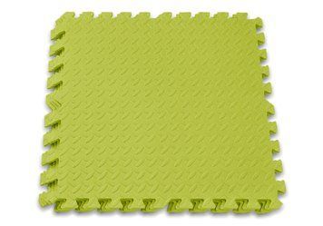 Татамі мат EasyFit SwallowTail 4 шт (60х60х1 см) пазл хвіст ластівки жовтий EasyFit купити в Україні