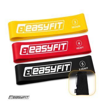 Гумові кільця для фітнесу EasyFit набір 3 шт EF-1812 фото