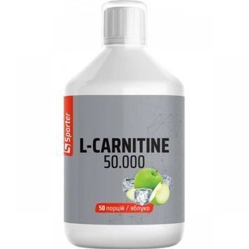 Sporter L-carnitine 50.000 500 мл, Яблуко Sporter купити в Україні