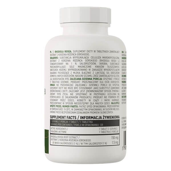 OstroVit Rhodiola Rosea 150 mg 120 таблеток OST-92151 фото