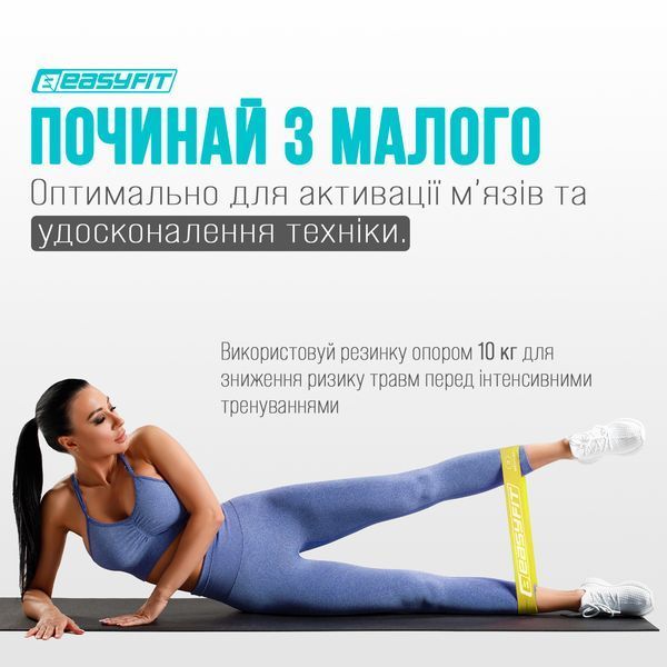 Гумові кільця для фітнесу EasyFit набір 3 шт EF-1812 фото
