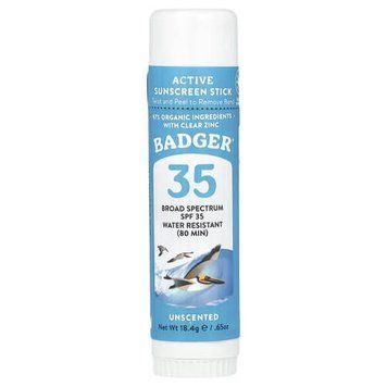 Badger Active Sunscreen Stick SPF 35 18.4 г WSB-47207 фото