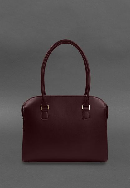 Жіноча шкіряна сумка Business бордовий Краст - BlankNote